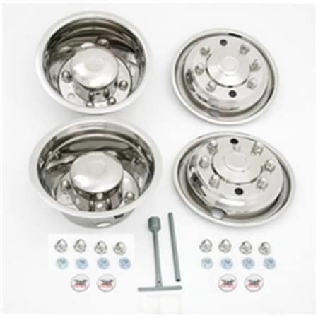 Phoenix Usa Phoenix USA PHONH8495 19.5 in. 8 Lug 4 Hand Hole Accuride HP Dual Wheel Simulator 22 mm Dotliner Set PHONH8495